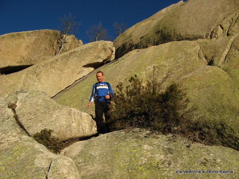 El Yelmo, Vía Valentina (Manzanares El Real) 5-1-13