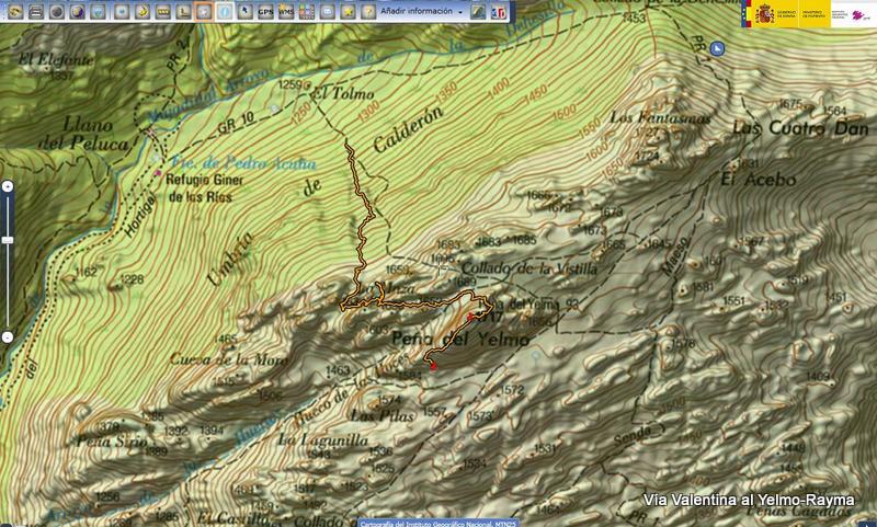 El Yelmo, Vía Valentina (Manzanares El Real) 5-1-13