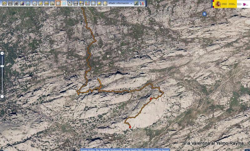 El Yelmo, Vía Valentina (Manzanares El Real) 5-1-13