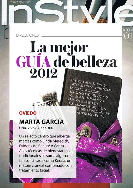 Resumen 2012 en prensa - Marta García Esteticistas -