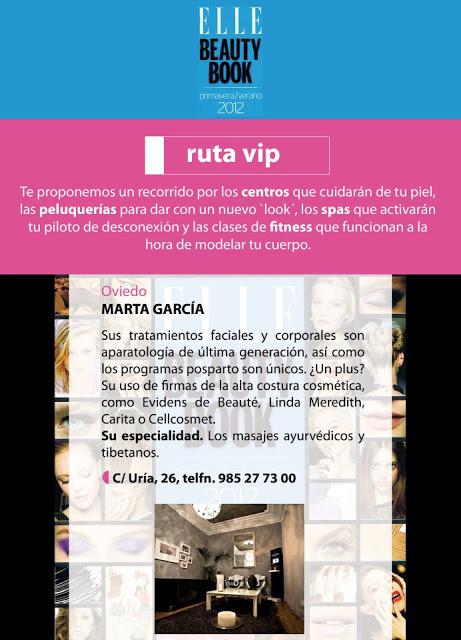 Resumen 2012 en prensa - Marta García Esteticistas -