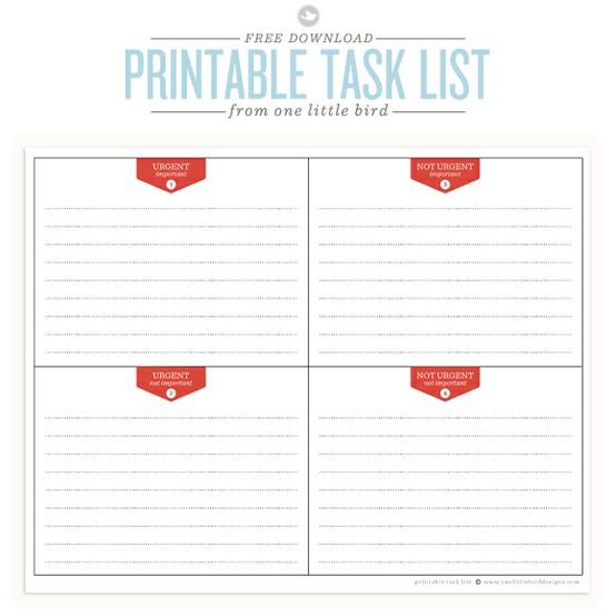 Descargables para empezar el año bien organizados