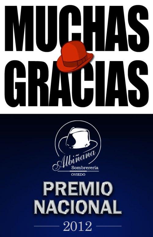 Sombrerería Albiñana Premio Nacional de Comercio