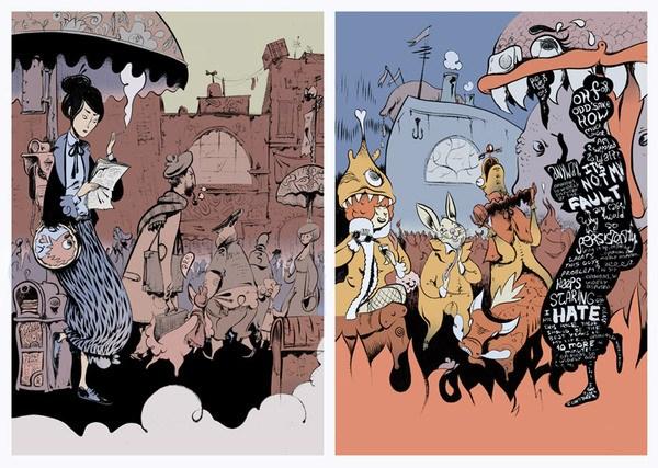 ilustraciones de roman muradov