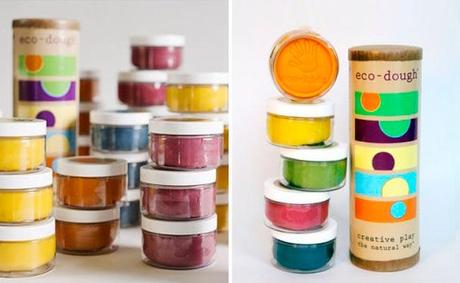 arcilla de colores Productos ecológicos para niños