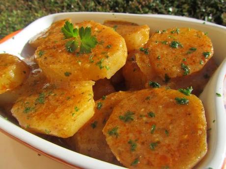 Patatas especiadas ligeras