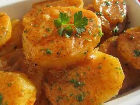 Patatas especiadas ligeras