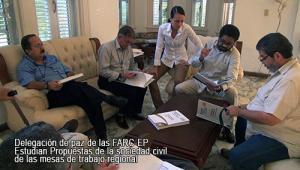 La delegación de Paz de las FARC en la Habana analiza el debate sobre el primer punto en la agenda: Política de desarrollo agrario integral