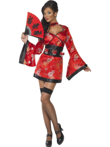 Disfraz de camarera geisha fever (talla s)