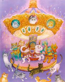 Bill Bell y sus ilustraciones de gatos