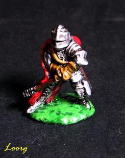 Miniatura con peana de metal