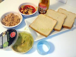 Pastelitos de guacamole y mejillón al Pedro Ximénez