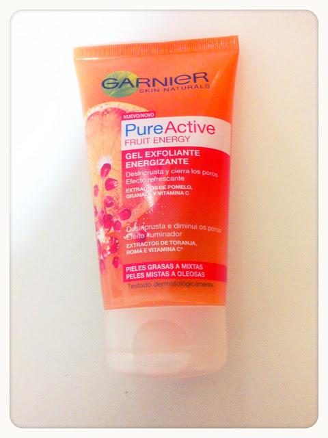 Gel Exfoliante PureActive Fruit Energy de Garnier