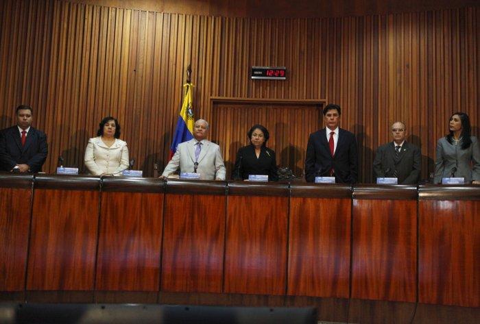 Magistrados de la Sala Constitucional del TSJ