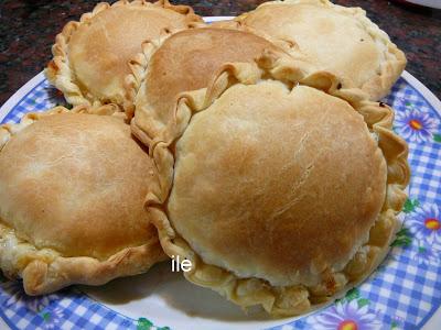 Mini tartas de jamon y queso