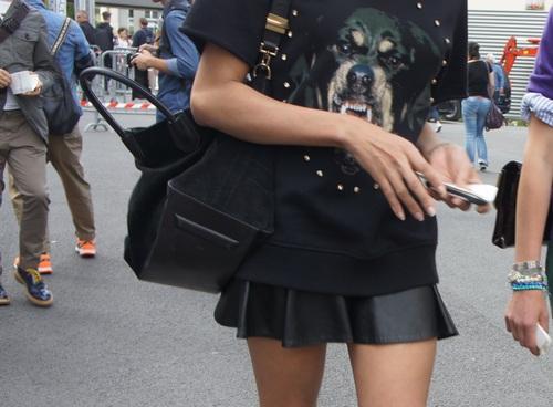 tendencias faldas de cuero