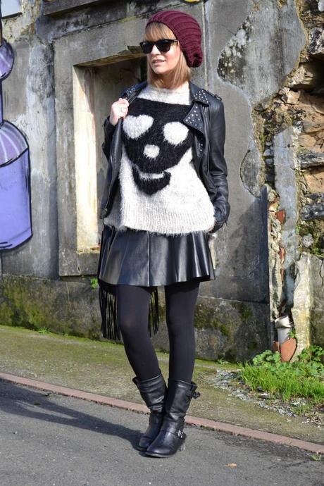 Outfit Low Cost: Black Skull