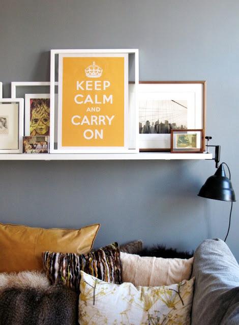 lámina keep calm and carry on