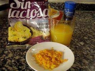 Espinacas a la crema con naranja