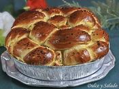 Challah (pan judio trenzado) paso