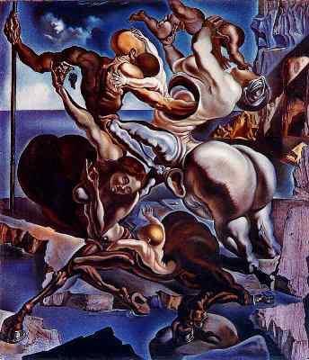 Salvador Dalí Familia de centauros marsupiales