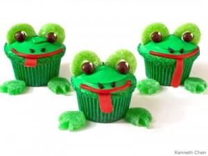 cupcakes de ranas