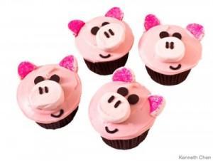 cupcakes de cerditos