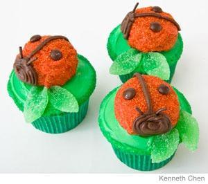 cupcakes de mariquitas