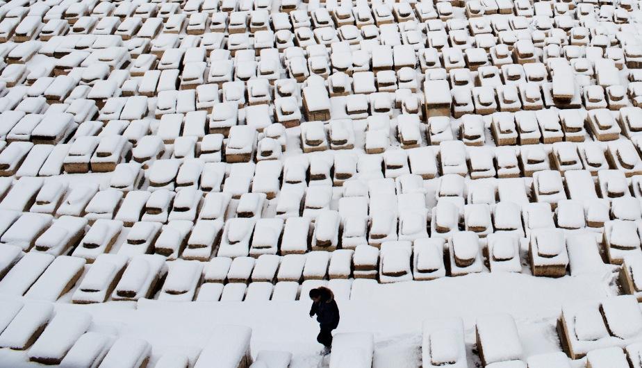 nieve en Jerusalén