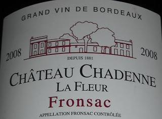 La Fleur 2008, de Château Chadenne