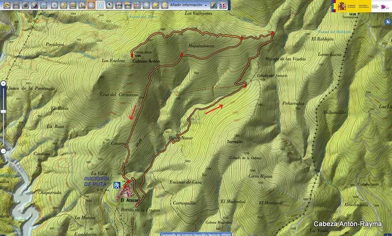 Cabeza Antón, Sierra Norte de Madrid (El Atazar) 7-1-13