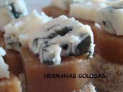 Mini canapé membrillo roquefort