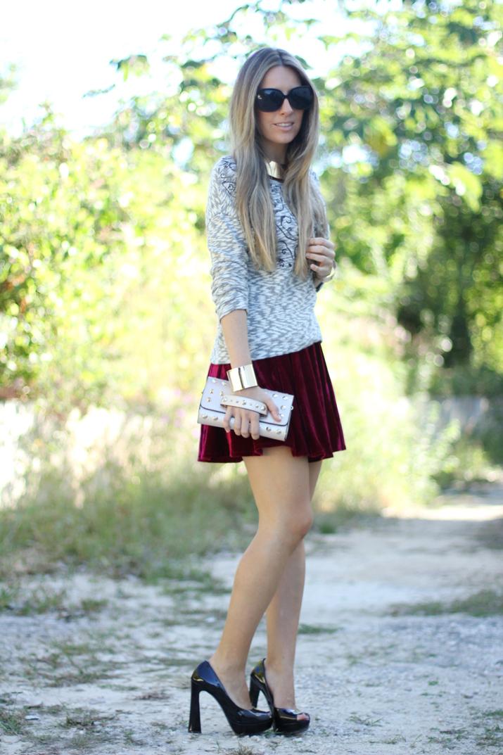 Velvet trend by fashion blogger Mónica Sors