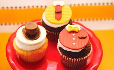 cupcakes de cumpleaños para niños cumple2 Fiesta de cumpleaños de bigotes