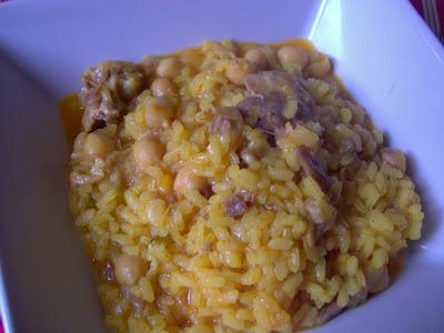 ARROZ AL HORNO CON RESTOS DEL COCIDO