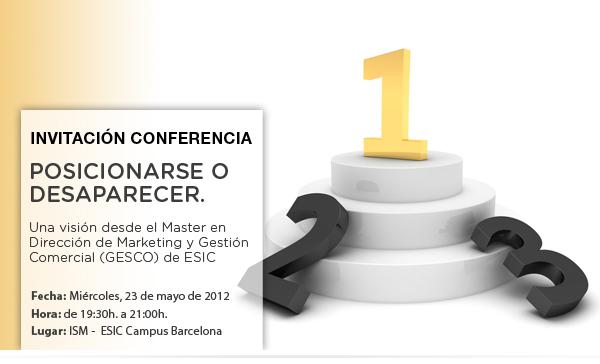 #Conferencia - Posicionarse o Desaparecer