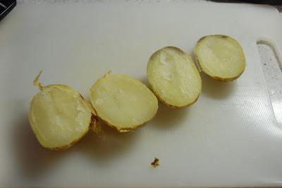 Barquitas de patata de pavo y queso light