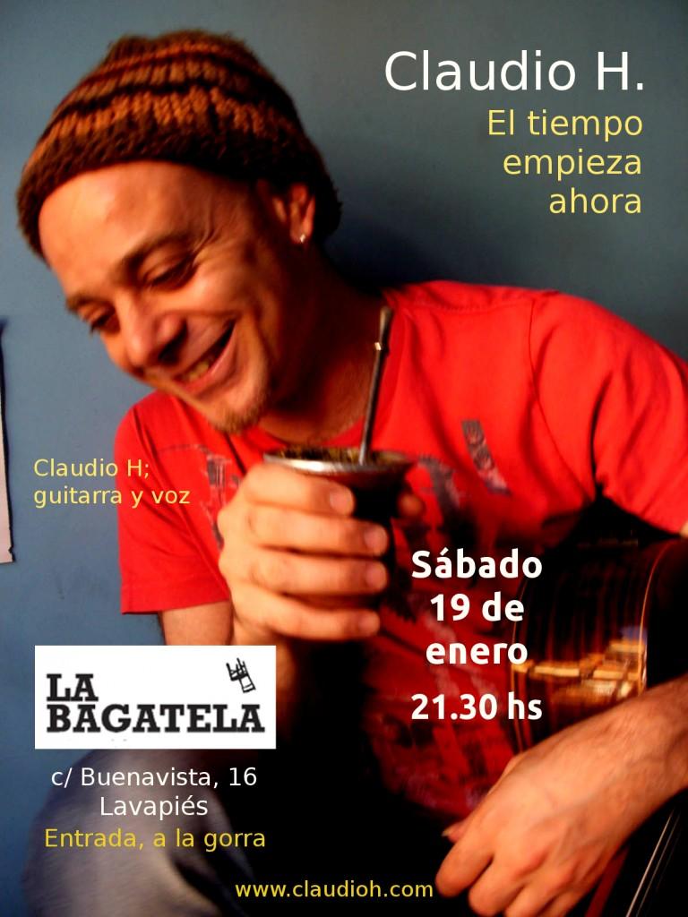 Vuelve Claudio H en concierto!