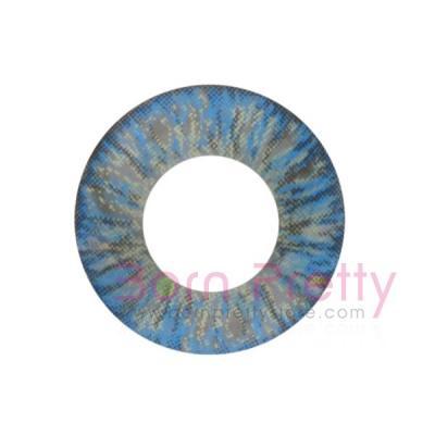 Crystal Color Azul Cosmetic Contact Lens (par)