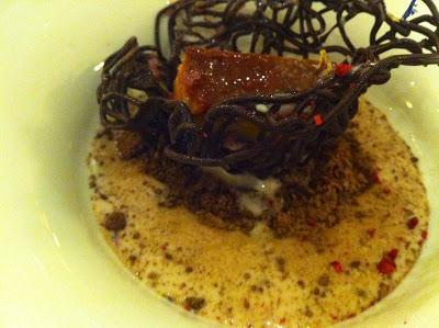 El puntal (Hotel Real), platos con efectos.