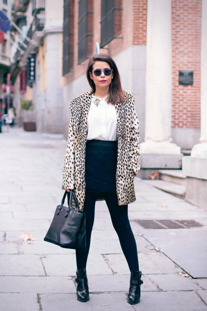 Leo Coat & Lace Skirt