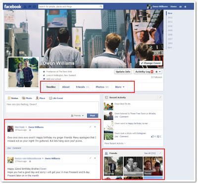 2013 se viene un nuevo cambio en el diseño de los perfiles de Facebook