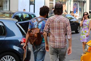 Street style:backpacks!