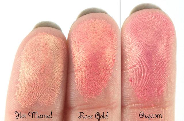 Comparando el colorte Hot Mama!