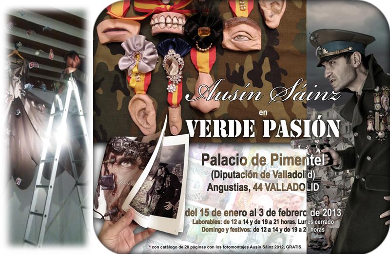 Ausín Sáinz en el Palacio de Pimentel. Valladolid.