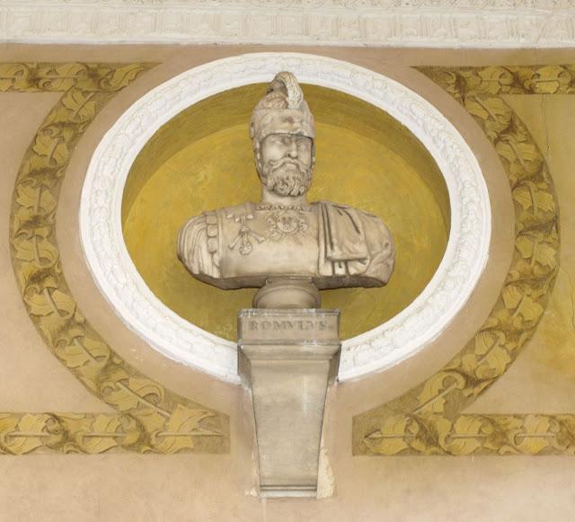 Medallones imperiales en la Casa de Pilatos (3).