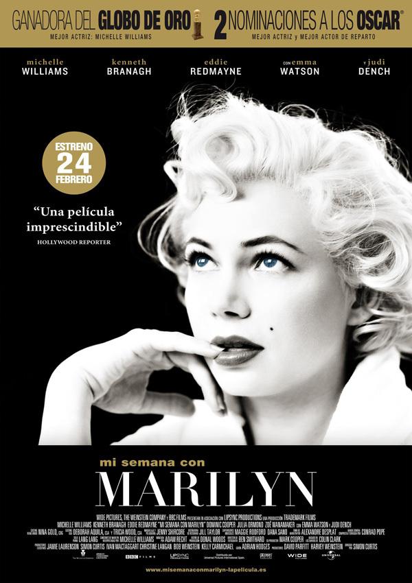 Póster: Mi semana con Marilyn (Simon Curtis, 2.011)