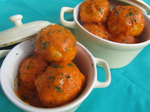 Albóndigas de pavo en salsa de tomate