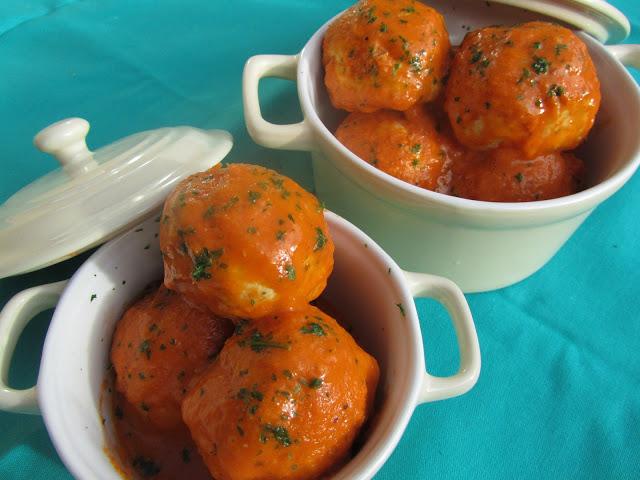 Albóndigas de pavo en salsa de tomate