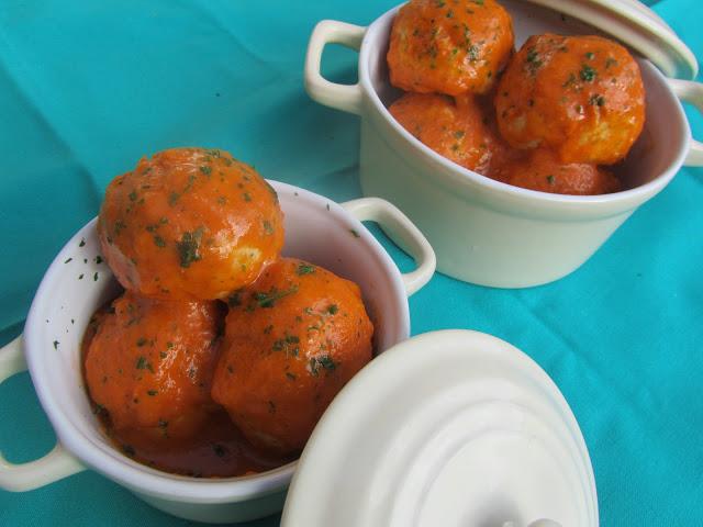 Albóndigas de pavo en salsa de tomate